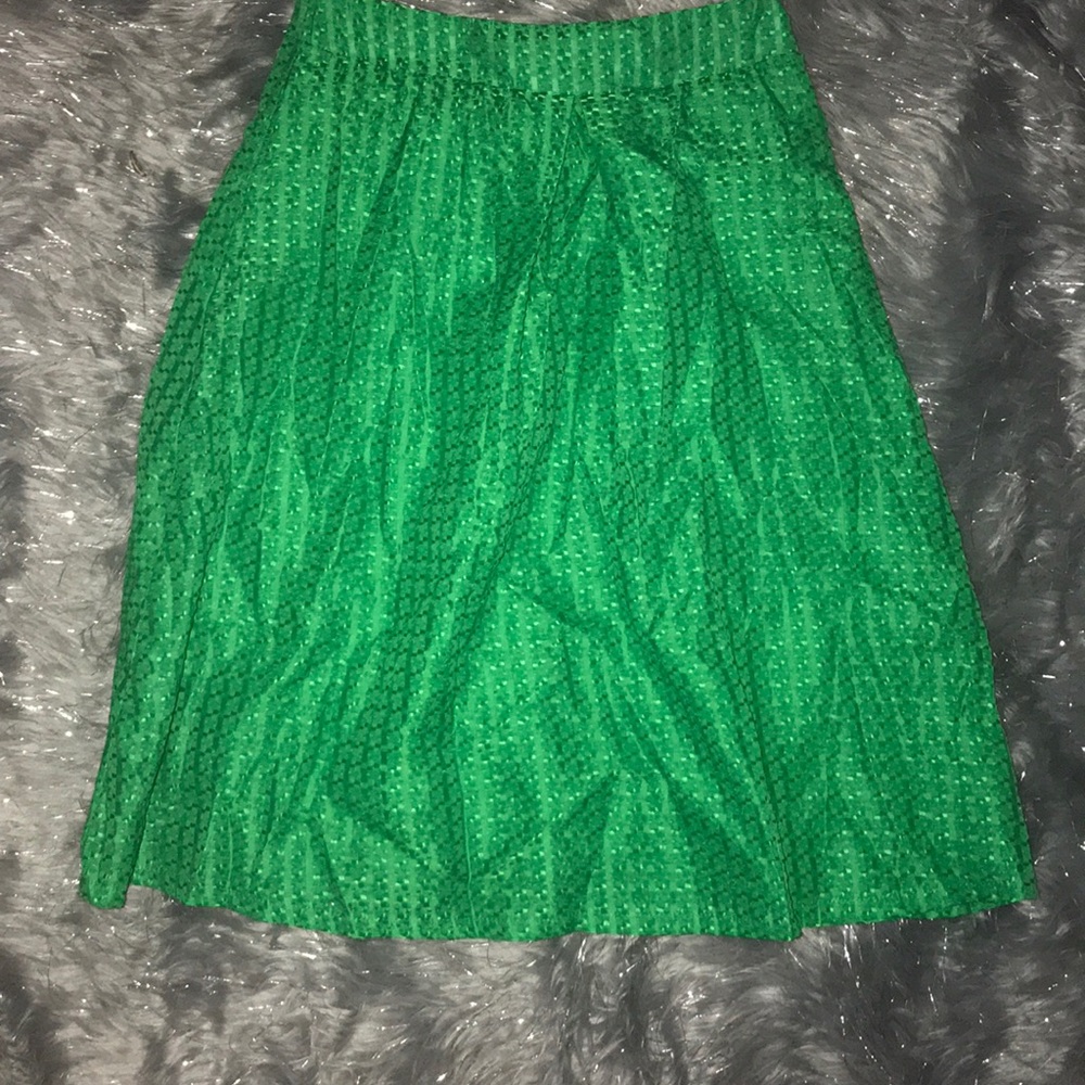 Green skirt